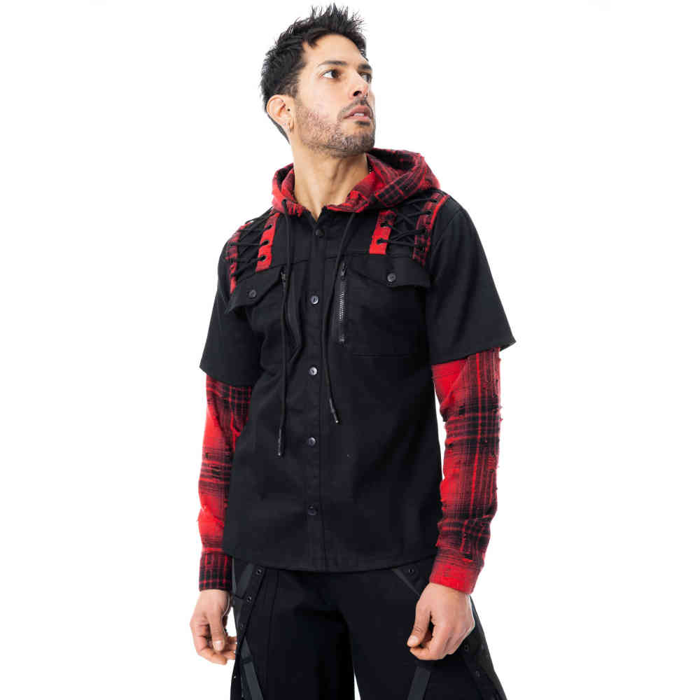 Vixxsin - Ellery Jacket - Zwart/Rood